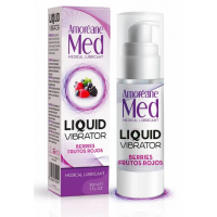 Стимулирующий лубрикант от Amoreane Med: Liquid vibrator - Berries ( жидкий вибратор ), 30 ml