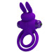 Эрекционное кольцо "Rabbit Ring", 10 режимов, фиолетовый