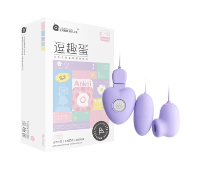 Секс массажёры "Flirting vibrator", цвет фиолетовый, 10 режимов вибрации