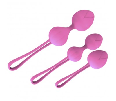 Набор вагинальных шариков Pink Trio нежно-розовый