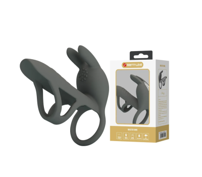 Насадка с вибрацией Pretty Love - MASTER RING GRAY, BI-210326-1