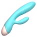 Вибратор кролик " Blue massager", голубой, 10 режимов вибрации