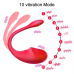 Вагинальное яйцо дистанционное управление "Egg Vibrator", 9 режимов вибрации, красный