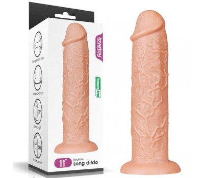 Реалистичный фаллоимитатор, дилдо на присоске 11'' King-sized Dildo Flesh