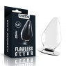 Анальная пробка 4.5'' Flawless Clear Anal Plug, Clear