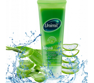 Увлажняющий гель Unimil Aqua Aloe на водной основе 80 мл