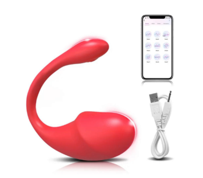 Вагинальное яйцо дистанционное управление "Egg Vibrator", 9 режимов вибрации, красный