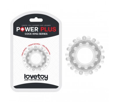 Эрекционное кольцо POWER PLUS Cockring эластичное без вибрации