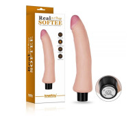 Вибратор с оригинальной формой изгиба 9" Real Softee
