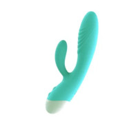 Вибратор кролик " Blue massager", голубой, 10 режимов вибрации