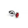 Анальная пробка,Silver Ruby,S