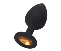 Силиконовая анальная пробка с кристаллом SKN KSIL-25S ( размер S ) Силиконовая анальная пробка с кристаллом SKN KSIL-25S ( размер S )