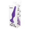 Анальный плаг Silicone Plug Purple - Small