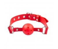 Кляп Breathable ball gag plastic, Red