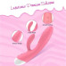 Вибратор кролик " Pink massager", розовый, 10 режимов вибрации