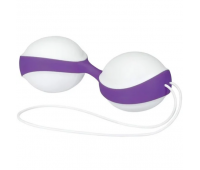 Вагинальные шарики Amor Gym Balls white-dark purple