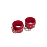 Наручники Leather Restraints Hand Cuffs, Red кожа
