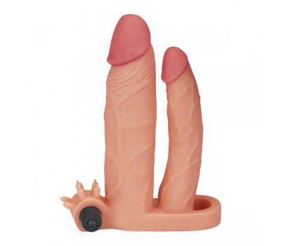 Насадка двойная Add 1" Vibrating Double Penis Sleeve