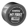 Серая лента для бондажа LOVETOY MY FIRST