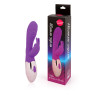 ВИБРОМАССАЖЁР L рабочей части 100 мм D 33 мм, 10 режимов вибрации, цвет фиолетовый