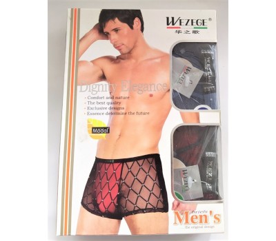Мужские эротические трусы-шорты (2 шт в упаковке), размер "XL", Микс цветов