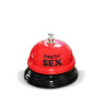 Звонок настольный "RING FOR SEX" бордовый