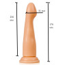 Вибратор "Robin Vibrating Dildo", 20 режимов вибрации