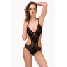 Sensual Teddy Mindy (mesh, lace), black,44/46