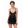 Sensual chemise "GINA", black, 40/42