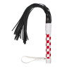 Флоггер VIP Leather Floger White&Red, кожа