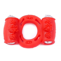 Эрекционное вибро кольцо BOSS Vibrating Cock Ring Double Red