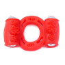 Эрекционное вибро кольцо BOSS Vibrating Cock Ring Double Red