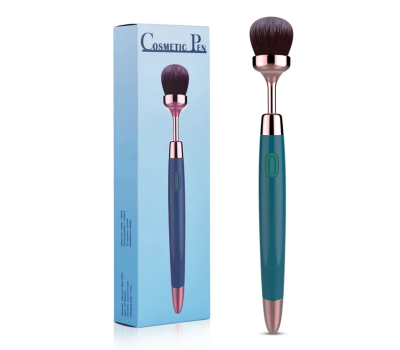 Вибромассажер "Cosmetic pen", 10 режимов вибрации, цвет зелёный