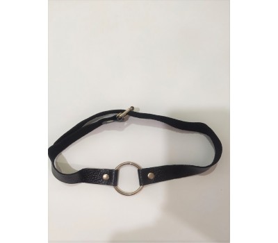 Кляп Leather O-Ring Gag, Black