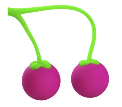Вагинальные шарики - Cherry Style зелено-розовый
