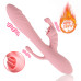 Вагинально- клиторальный вибратор "Eros vibrator", тройная стимуляция, 10 режимов