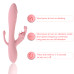 Вагинально- клиторальный вибратор "Eros vibrator", тройная стимуляция, 10 режимов