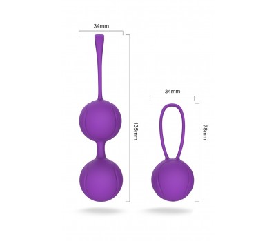 Набор вагинальных шариков Pleasure фиолетовый