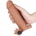 Насадка с вибрацией Add 2" Vibrating Penis Sleeve, Brown