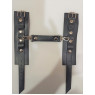 Премиум наручники из натуральной кожи Soft Skin BDSM Desire черный