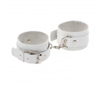 Наручники Leather Standart Hand Cuffs, White