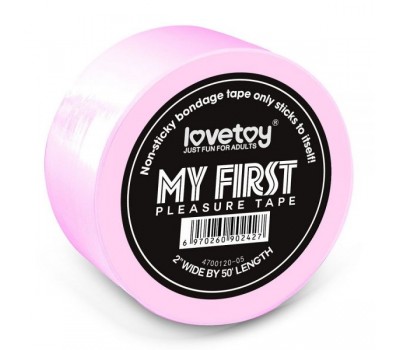 Розовая лента для бондажа LOVETOY MY FIRST