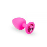 Анальная пробка Soft Silicone Pink Silicone Pink-Rhodolite, M