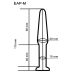 Анальный плаг из стекла EGZO EAP-M ( длина 11.5 см, диаметр 2 см ) Анальный плаг из стекла EGZO EAP-M ( длина 11.5 см, диаметр 2 см )