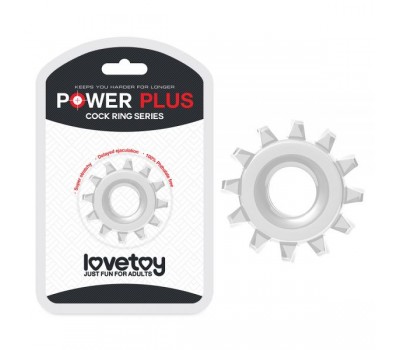 Эластичное эрекционное кольцо POWER PLUS Cockring без вибрации