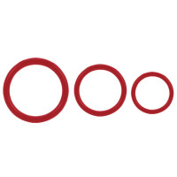 Набор эрекционных колец - Erection Set ЦВЕТ: красный