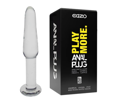 Анальный плаг из стекла EGZO EAP-M ( длина 11.5 см, диаметр 2 см ) Анальный плаг из стекла EGZO EAP-M ( длина 11.5 см, диаметр 2 см )