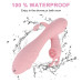 Вагинально- клиторальный вибратор "Eros vibrator", тройная стимуляция, 10 режимов