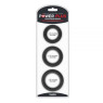 Набор из 3 шт эрекционных колец Power Plus Cock Ring Series без вибрации