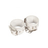 Оковы Leather Restraints Leg Cuffs, White
